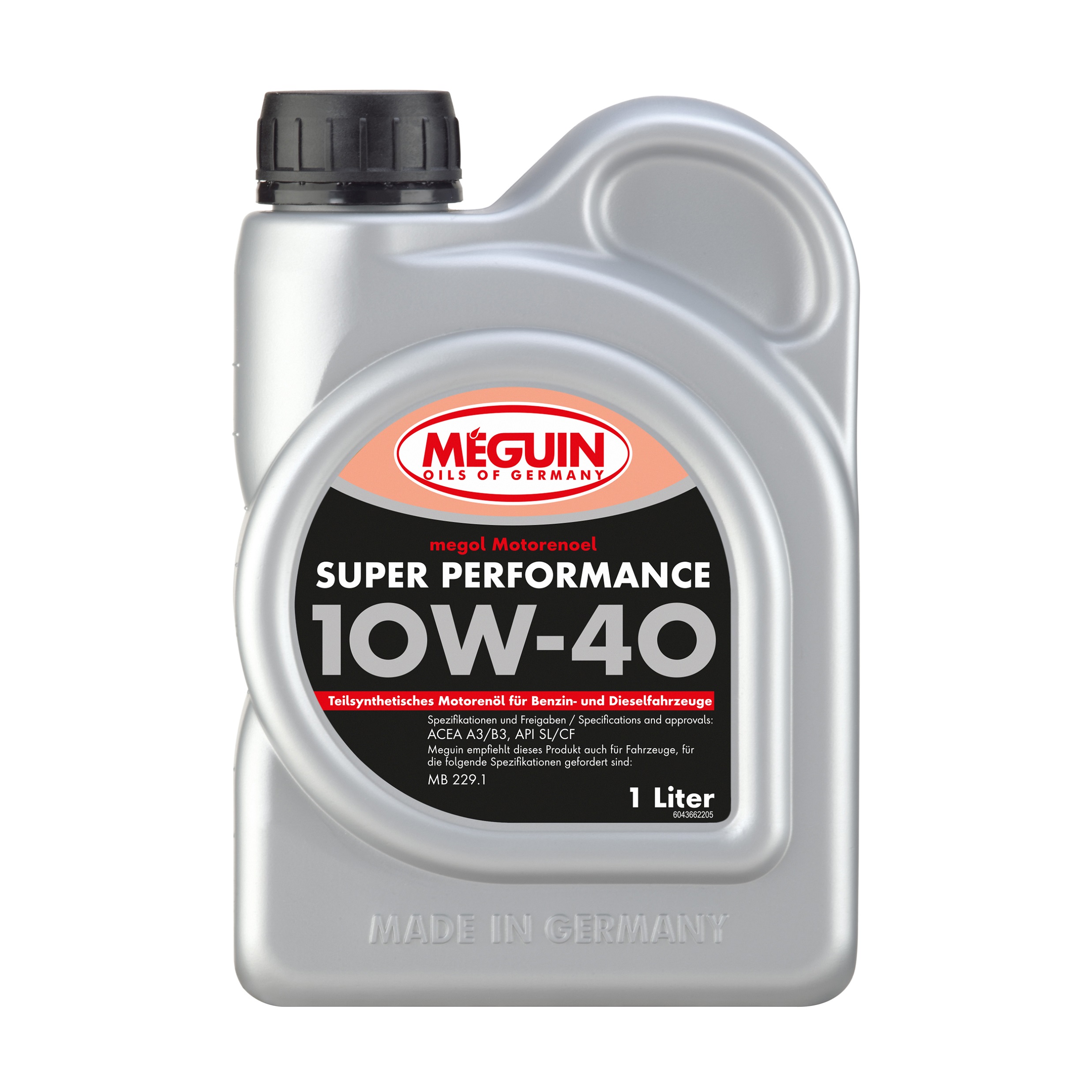 Олива моторна Meguin SUPER PERFORMANCE SAE 10W-40 1 л